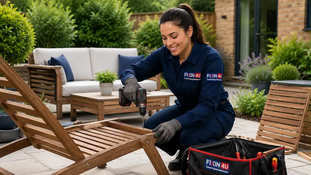 Outdoor furniture and seating assembly